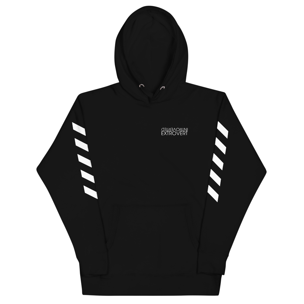 Series 1 - Classic Hoodie (Black) - IntrovertedExtrovert™